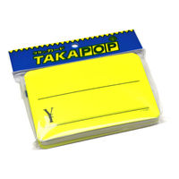 ササガワ ケイコーカード超特大¥入りレモン 14-3665 1セット(1冊(30枚)×5)