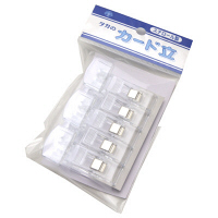 ササガワ カード立 差込クリップ止め型 34-990 1セット(1袋(5個)×5)