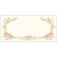 ササガワ マルチケット フラワー 9-1300 1セット(1冊(100枚)×10)