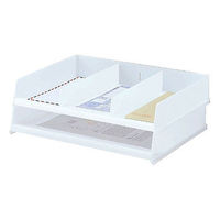 リヒトラブ　フリーサイズ　レタートレー　乳白　1箱（2台入）　A7312