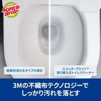 スコッチ・ブライト（TM）　取り替え式トイレクリーナー　洗剤付　1箱（本体x1個+取り替え用スポンジx3個）