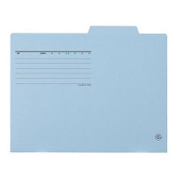 プラス 個別フォルダー A4 ロイヤルブルー 青 1箱（100枚） FL-061IF 87061