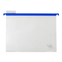 プラス　PP　ハンガーフォルダー　A4　ブルー　PHF-A4BL　34002　1箱（60枚：10枚入×6袋）