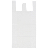 持ち手付き/取っ手付きゴミ袋　低密度タイプ　乳白半透明　30L 0.024mm　TGM-2　1パック（20枚入）