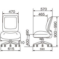 イトーキ メッシュタスクチェア オフィスチェア メッシュ張り 肘無し ライムグリーン YE8-LG 1脚　（直送品）