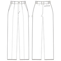 ルコックスポルティフ メンズパンツ UQM2001-1 バニラホワイト 4L 医療白衣 ナースパンツ（直送品）