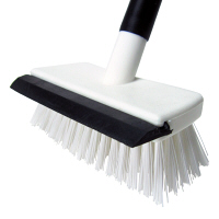 日本クリンテック　水切り付きデッキブラシ　ミニ　1本