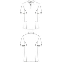 AITOZ（アイトス） サイドポケット半袖ポロシャツ 介護ユニフォーム 男女兼用 ホワイト LL AZ7668-001