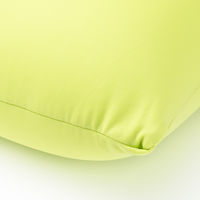 MOGU　体圧分散に優れた四角いクッション　ビーズクッション　緑　744279　1個