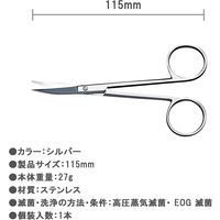 眼科剪刀　曲（反）　MY-9127B　メドライフ　マツヨシカタログ（直送品）