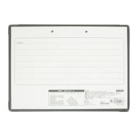 クリップボード　A4ヨコ　グレー　バインダー　用箋挟　ハピラ