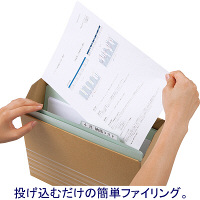 アスクル　個別フォルダー　A4　1山　ブルー　青　1袋（20枚入）　 オリジナル