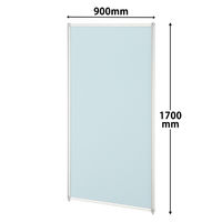 トーカイスクリーン EGシンプルパネル パーティション プリントシートタイプ ブルー 高さ1700×幅900mm EG-1709LB 1枚