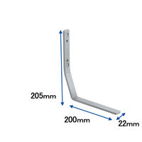 トーカイスクリーン EGシンプルパネル専用 片側補助脚 EG-OSST 1個
