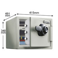 【設置込】セントリー ダイヤル式耐火金庫 （1時間耐火） 22.8L ダブグレー 幅415×奥行491×高さ348mm JF082CT 1台（取寄品）