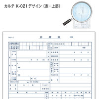 金鵄製作所 カルテ1号紙 社・国兼用 K-021 1袋（100枚入）