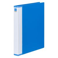 Matakul 交換式クリアーブック（A4タテ) 背幅35mm ブルー 表紙部分に使用済みクリアホルダーからつくった再生材65％配合 1冊 オリジナル