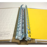 コクヨ　バインダーMP　A4　総布貼　縁金付　30穴　200枚収容　ハ-123　1セット（3冊：1冊×3）