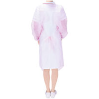 リーブル　バリアローブ ポリガウンライト ピンク　フリーサイズ　No.2921　1箱（10枚入）