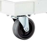 【コンテナ用台車】 岐阜プラスチック 「現場のチカラ」 折りたたみコンテナ用キャリー 50L用 エラストマーキャスター 1台  オリジナル