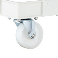 【コンテナ用台車】 岐阜プラスチック 「現場のチカラ」 折りたたみコンテナ用キャリー 75L用 ナイロンキャスター 1台  オリジナル