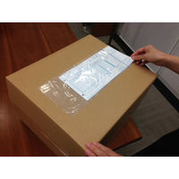 デリバリーパック ポケット かえし機能付 部分糊 透明 チェーンストア統一伝票用 PA-034T パピルスカンパニー 100枚入