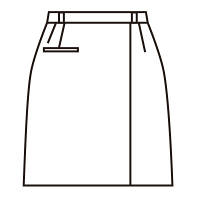 AITOZ(アイトス) 作業用事務服 大きいサイズ シャーリングラップキュロット ブラック 5L 861252（直送品）