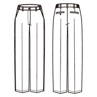 アイトス　メンズシャーリングパンツ　ブラック 5L　861260-010-5L　1着　（直送品）