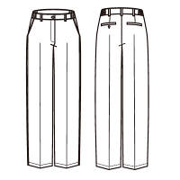 アイトス　メンズシャーリングパンツ　ブラック 6L　861260-010-6L　1着　（直送品）