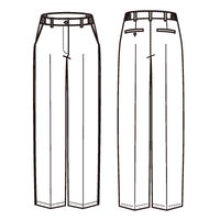 アイトス レディースシャーリングパンツ ブラック LL 861261 1着