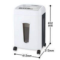 A4  マイクロクロスカットシュレッダー (32L/最大12枚細断)  S62MC アスカ（Asmix） 【設置サービス付】