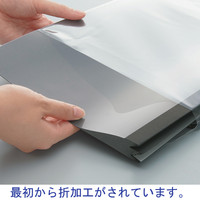 今村紙工　製本ファイル　折加工済み　ブラック　SFK-003　1セット（100冊）
