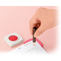 シャチハタ 印マット付朱肉 シクオス サクラピンク MGM-30/H-2