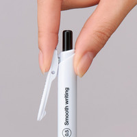 ぺんてる　アスクル　なめらかインクボールペン　0.5mm　青　10本  オリジナル