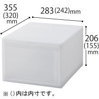 引き出し収納 システムケースL A4対応 3個 リス