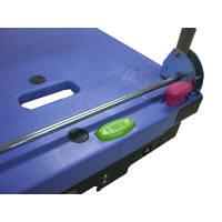 【台車】 ナンシン 樹脂運搬車（サイレントマスター）プッシュブレーキ付 NDSK-301B2 1台