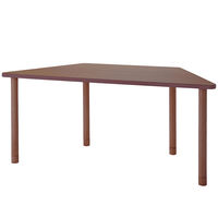 コイズミファニテック　台形テーブル　　ウォールナット　1台　（取寄品）