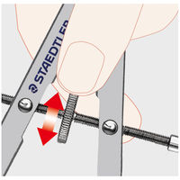 ステッドラー マルス・551 コンパスセット 551 01 1個