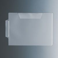 日本ホップス　CF-A4LC-2WST　カルテフォルダー　A4ヨコ置き　シングル（キャリータイプ/ストッパー）　1箱（500枚入）　（直送品）