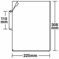 日本ホップス　CF-A4VC-2WS　フォルダー（キャリータイプ）　A4タテ　1箱（500枚入）　（直送品）