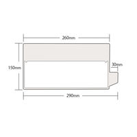 日本ホップス　アリバイガイド　A4　オレンジ　AG-A4L05　1セット（20枚：10枚×2袋入）　（直送品）