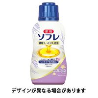 薬用ソフレ 濃厚しっとり入浴液 ホワイトフローラル 本体 480mL 1本 お湯の色 乳白色 にごり湯 アース製薬