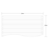 ストックフォーム（64g/m2） 10×11インチ スリーライン 1箱（2000枚入） トッパン・フォームズ