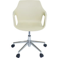 COLOS（コロス） ベスパ2スイーベル オフィスチェア 肘付 カフェオレ VSP2S-CAF 1脚　（取寄品）