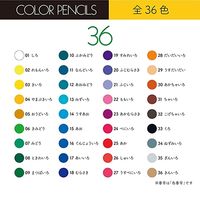 トンボ鉛筆 缶入り色鉛筆NQ 36色セット CB-NQ36C 1個
