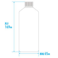 金鵄製作所 K投薬瓶 400mL 調剤用 本体色:透明 キャップ色:白 青色目盛り 未滅菌 1袋（5本入）