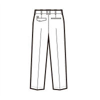 アイトス　ワークパンツ（2タック）　ネイビー 100　AZ6382-008-100　1着　（直送品）