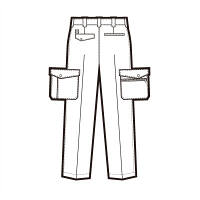 アイトス　カーゴパンツ（2タック）　サファイアブルー 120　AZ6384-072-120　1着　（直送品）