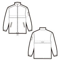 アイトス　エコショートコート（男女兼用）　レッド M　AZ720-009-M　1着　（直送品）