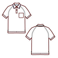 AITOZ（アイトス） ユニセックス 制電半袖ポロシャツ ピーコックブルー S AZ-50005 1着（直送品）